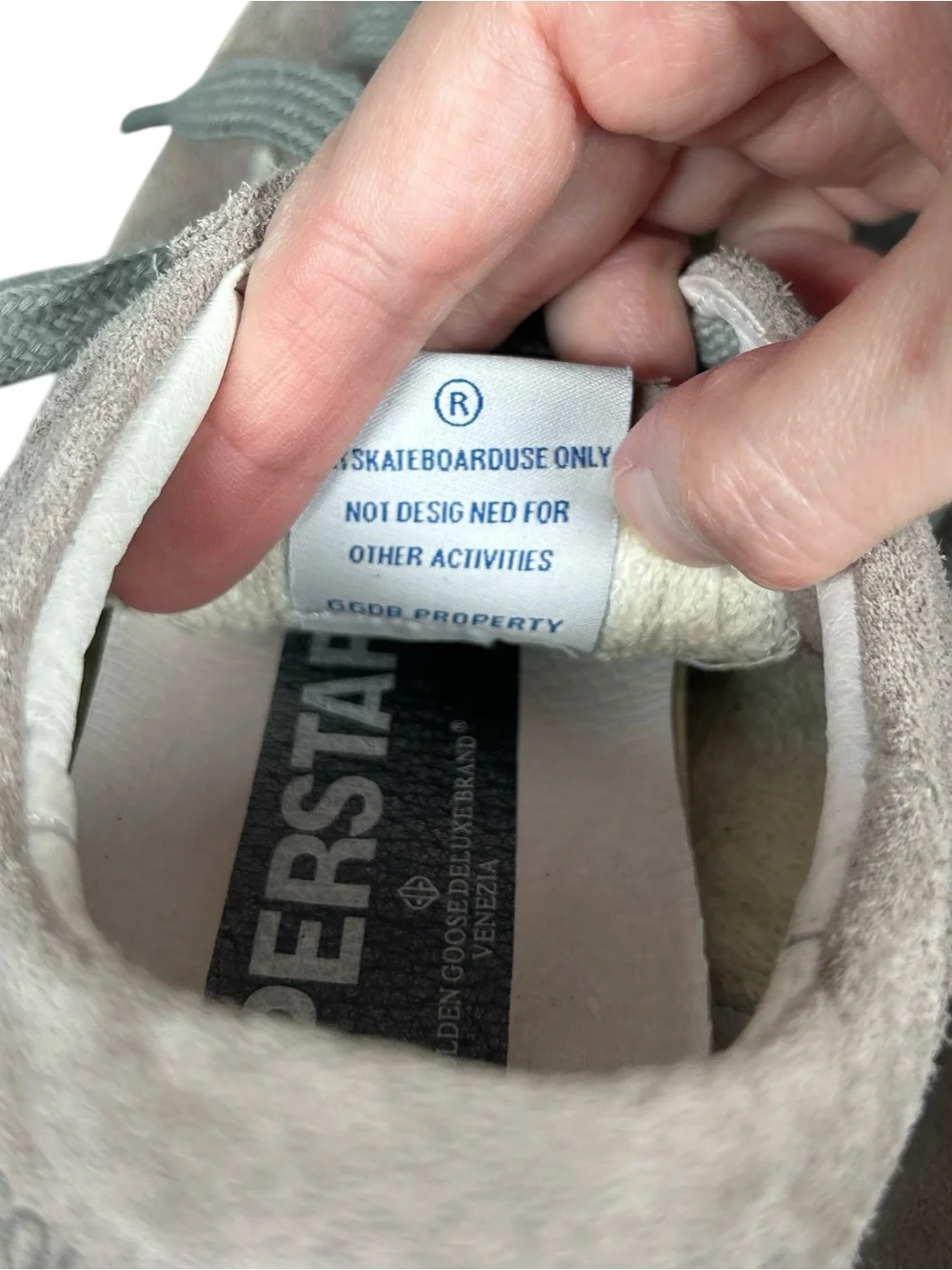 Golden Goose Superstar Taupe Suede White Star Sneakers EU 37